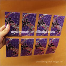 Self-adhesive Acrylic Rhinestone Sheet Stickers